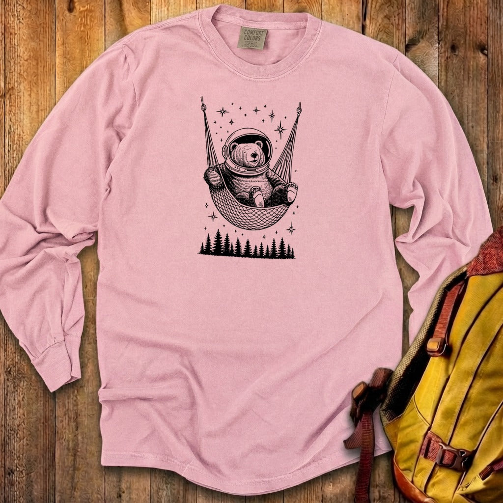 The Napstronaut Bear Cotton Long Sleeve