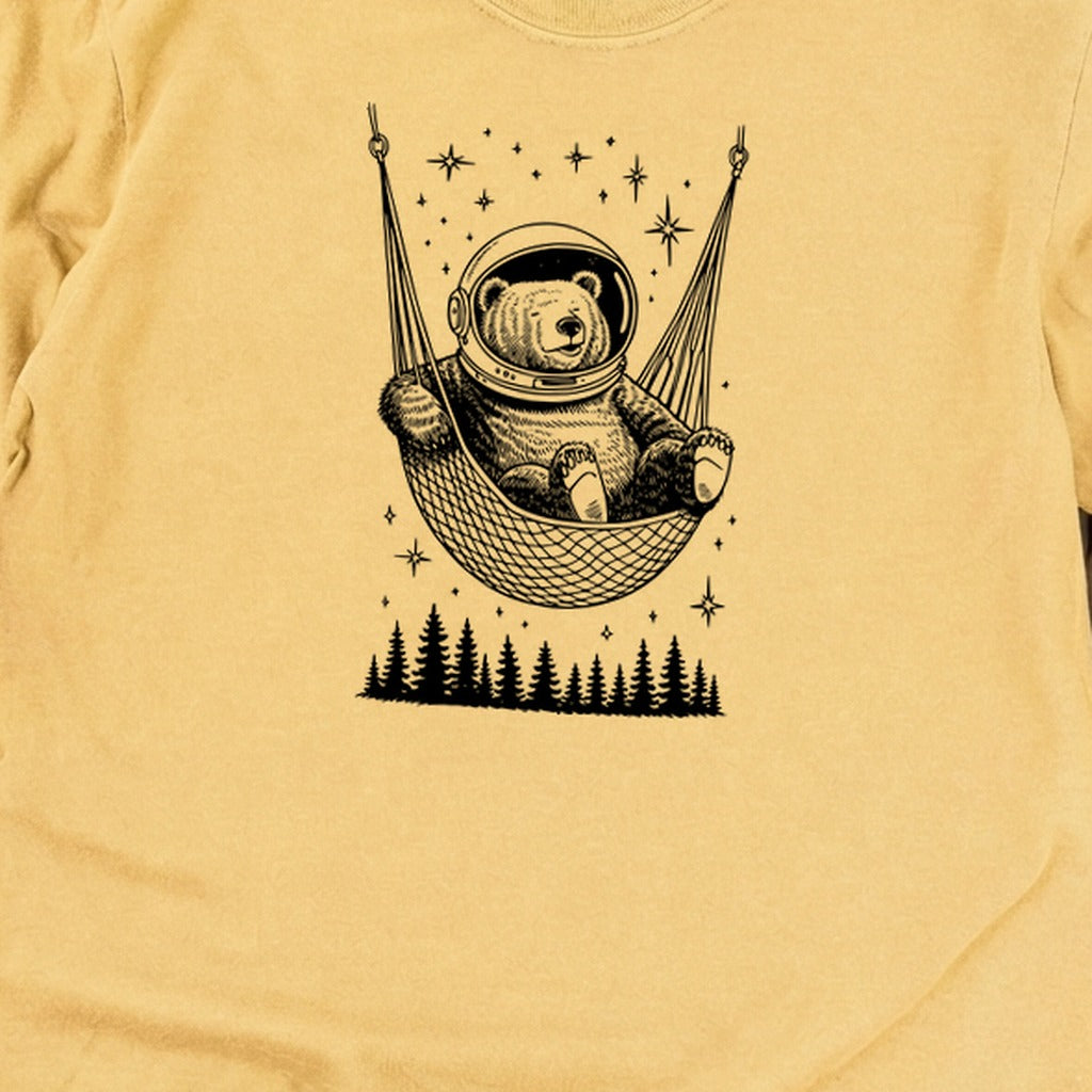 The Napstronaut Bear Cotton Long Sleeve