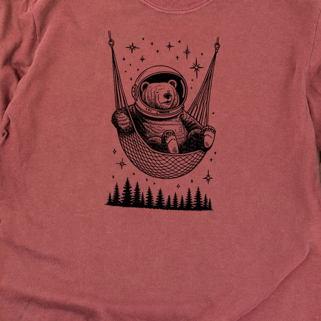The Napstronaut Bear Cotton Long Sleeve