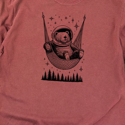 The Napstronaut Bear Cotton Long Sleeve