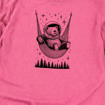 The Napstronaut Bear Cotton Long Sleeve