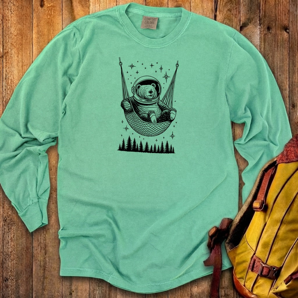 The Napstronaut Bear Cotton Long Sleeve