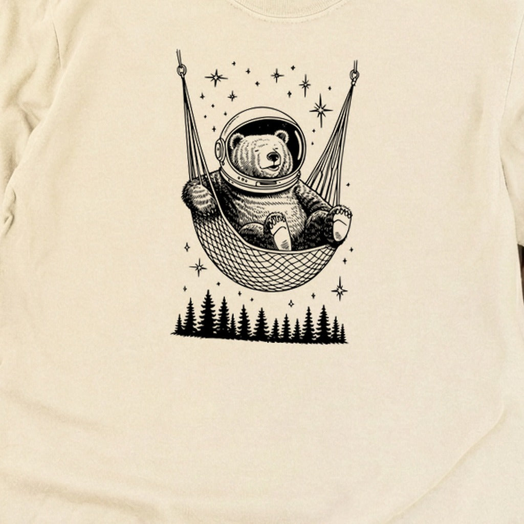 The Napstronaut Bear Cotton Long Sleeve