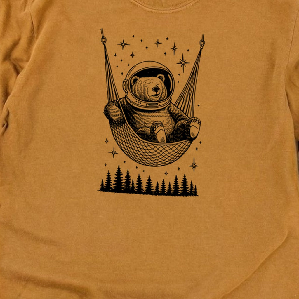 The Napstronaut Bear Cotton Long Sleeve