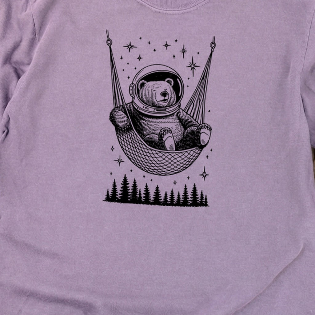 The Napstronaut Bear Cotton Long Sleeve