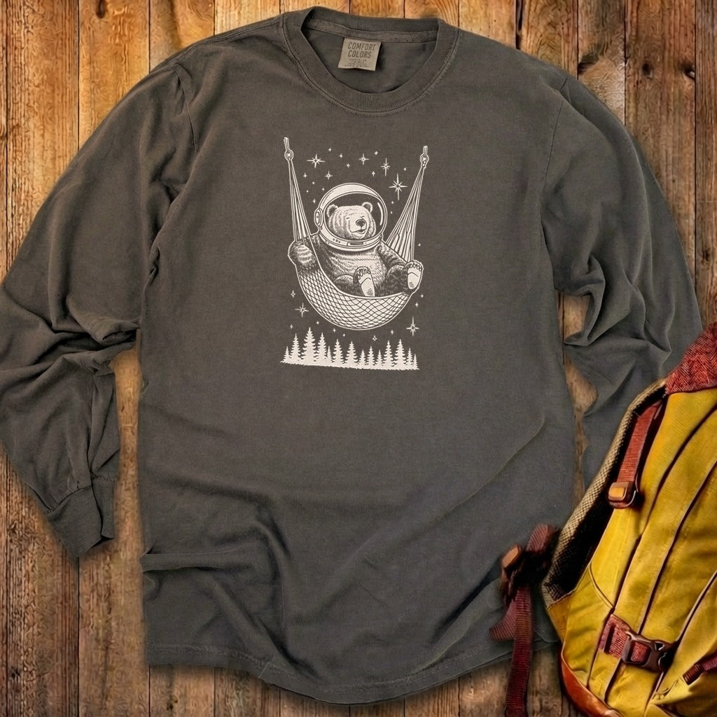 The Napstronaut Bear Cotton Long Sleeve