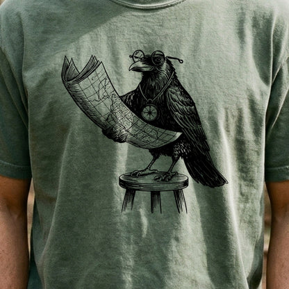 The Routician Crow Cotton T-Shirt