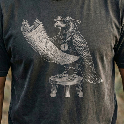The Routician Crow Cotton T-Shirt