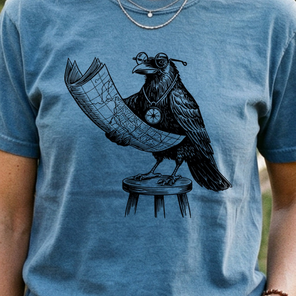 The Routician Crow Cotton T-Shirt