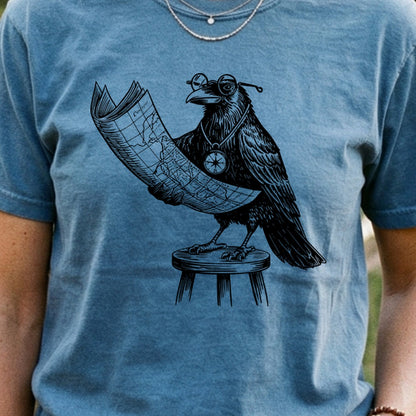 The Routician Crow Cotton T-Shirt