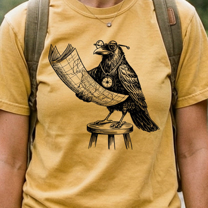 The Routician Crow Cotton T-Shirt
