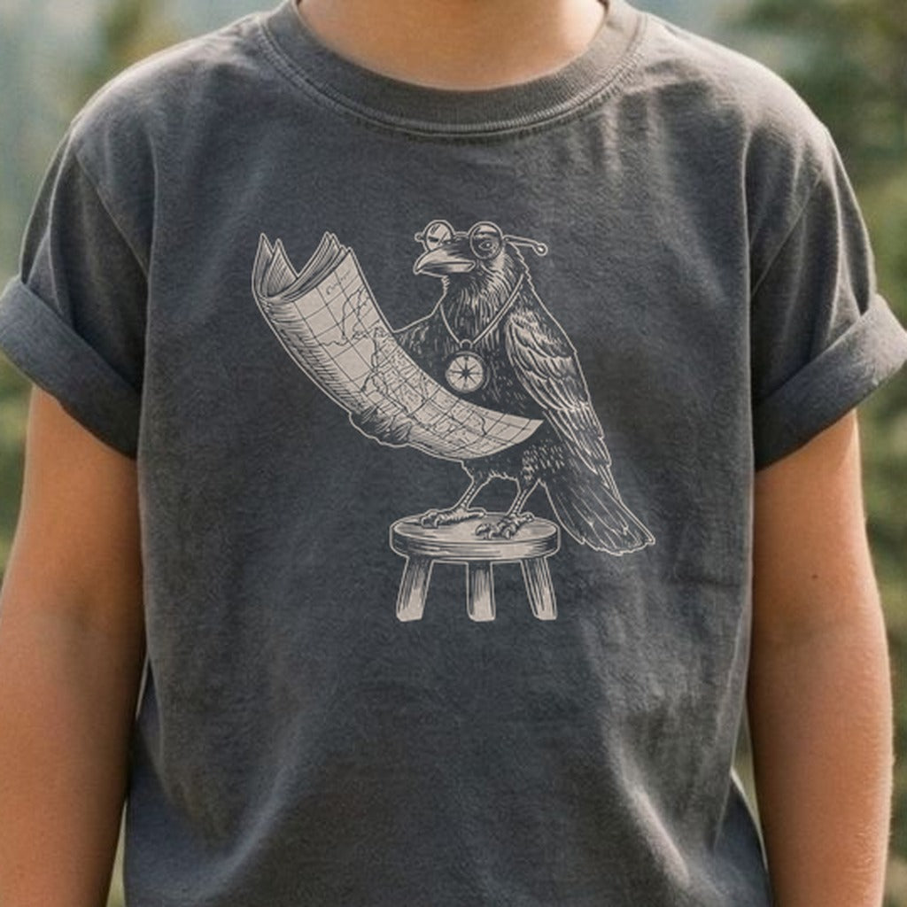 The Routician Crow Kids Cotton T-Shirt
