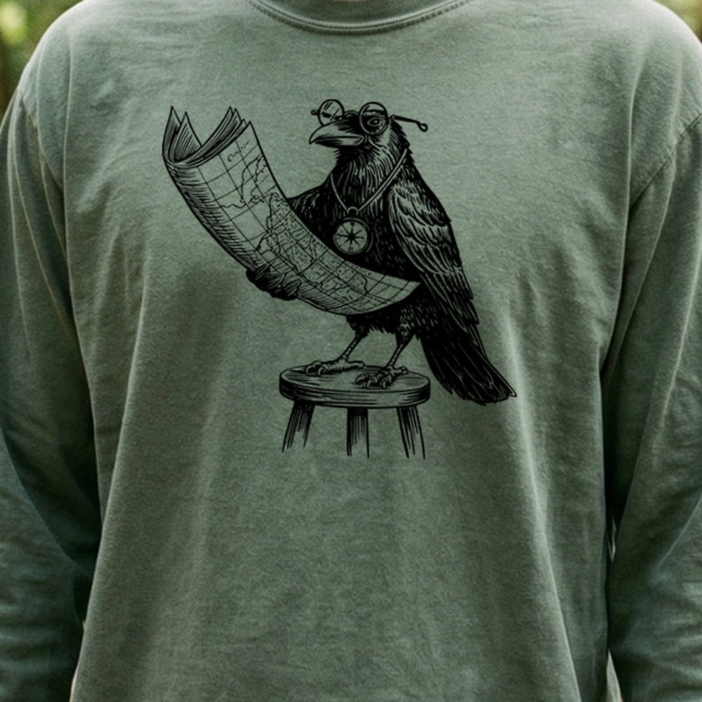 The Routician Crow Cotton Long Sleeve