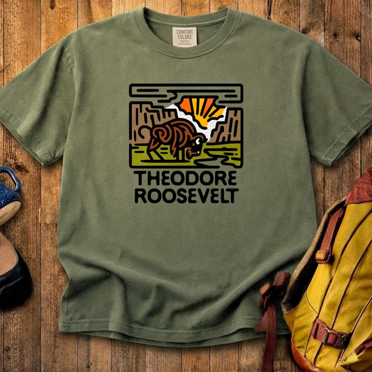 Theodore Roosevelt National Park Cotton T-Shirt