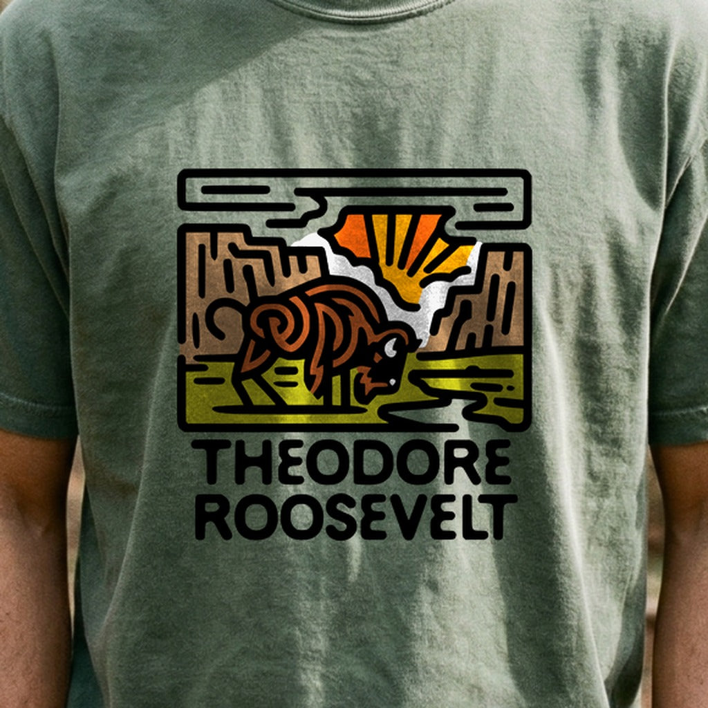 Theodore Roosevelt National Park Cotton T-Shirt