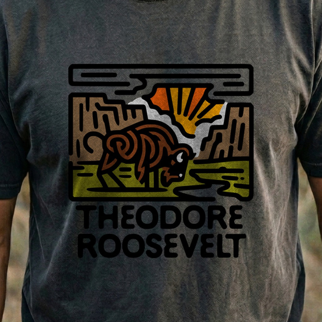 Theodore Roosevelt National Park Cotton T-Shirt