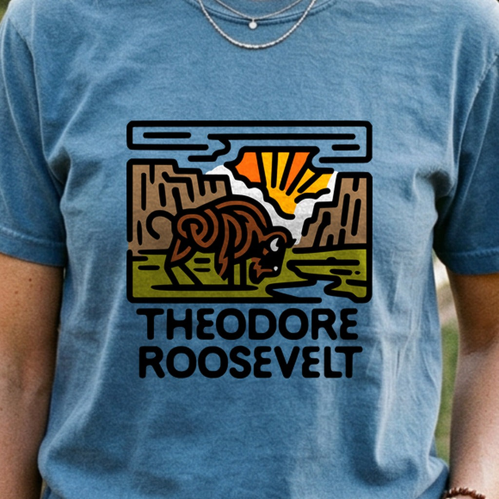 Theodore Roosevelt National Park Cotton T-Shirt