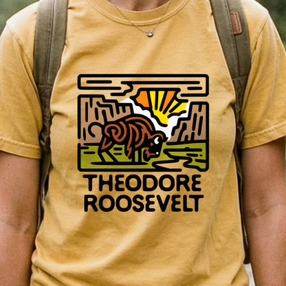 Theodore Roosevelt National Park Cotton T-Shirt