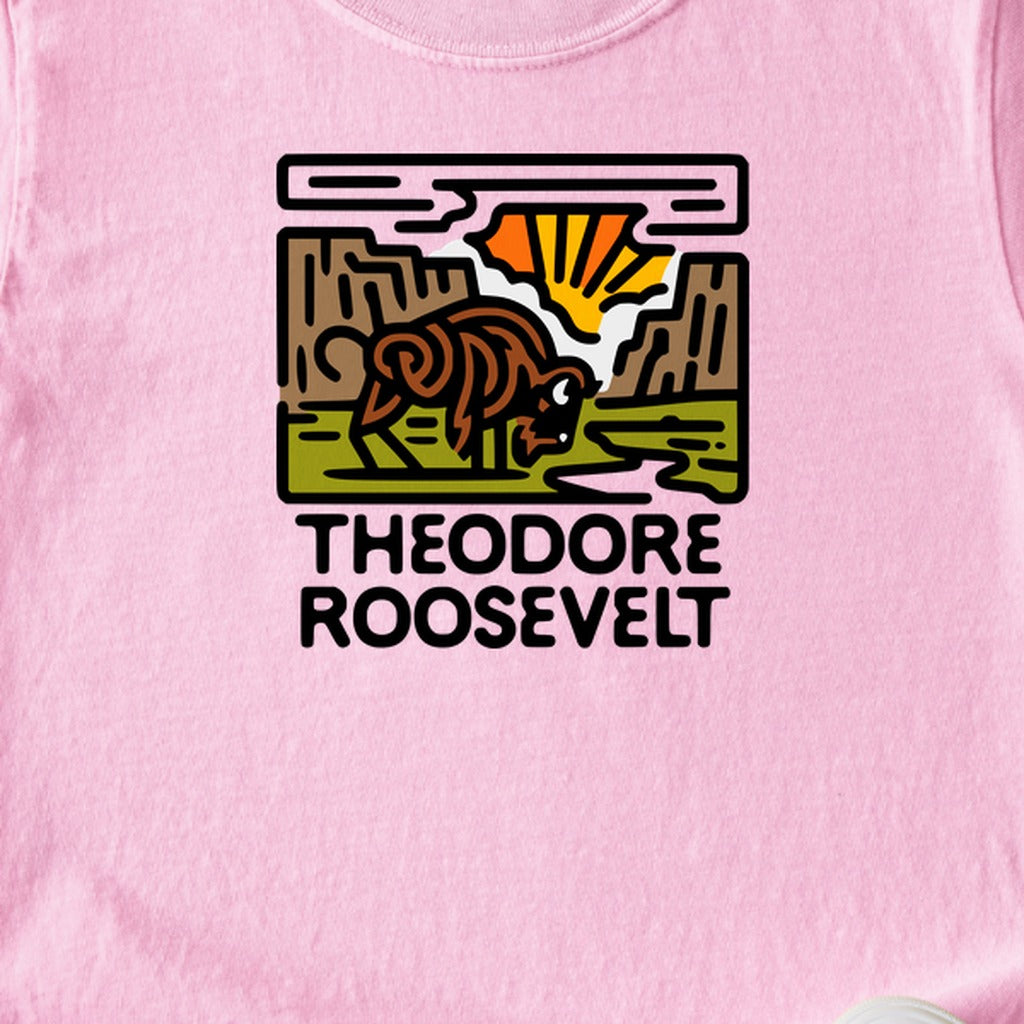 Theodore Roosevelt National Park Kids Cotton T-Shirt