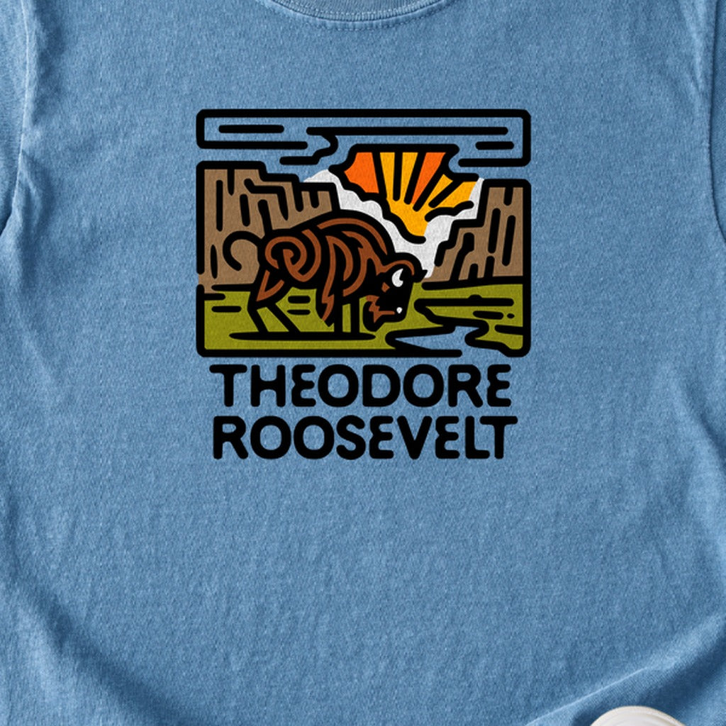 Theodore Roosevelt National Park Kids Cotton T-Shirt