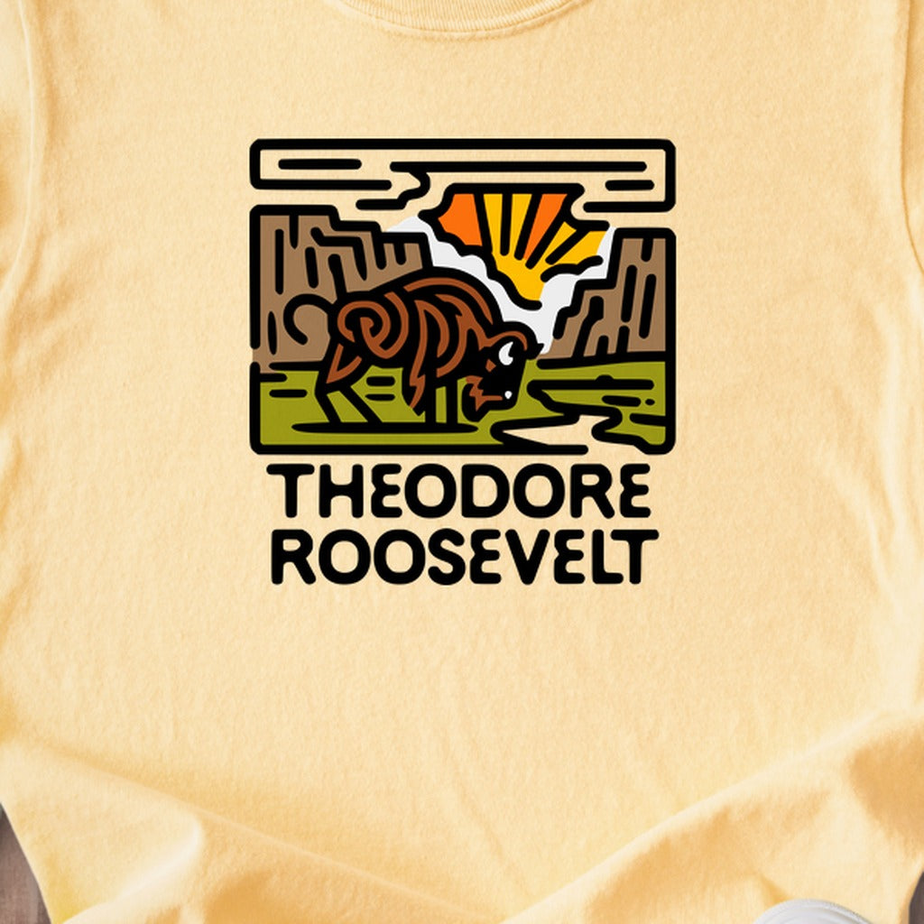 Theodore Roosevelt National Park Kids Cotton T-Shirt