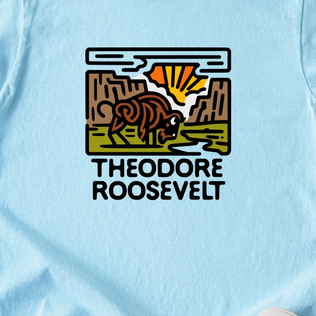 Theodore Roosevelt National Park Kids Cotton T-Shirt