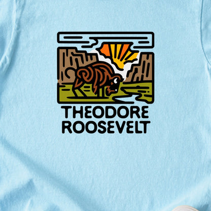 Theodore Roosevelt National Park Kids Cotton T-Shirt