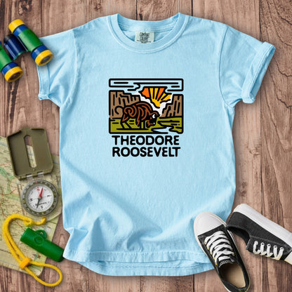 Theodore Roosevelt National Park Kids Cotton T-Shirt