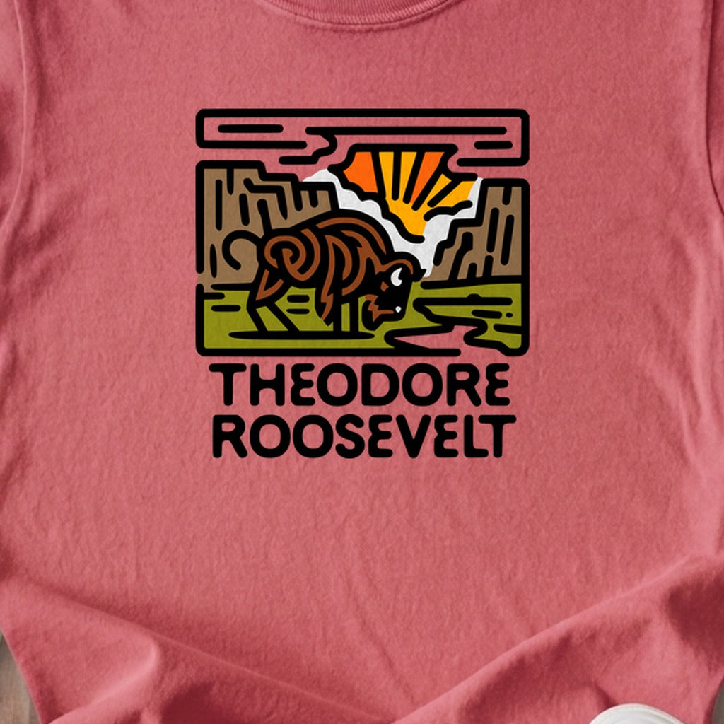 Theodore Roosevelt National Park Kids Cotton T-Shirt