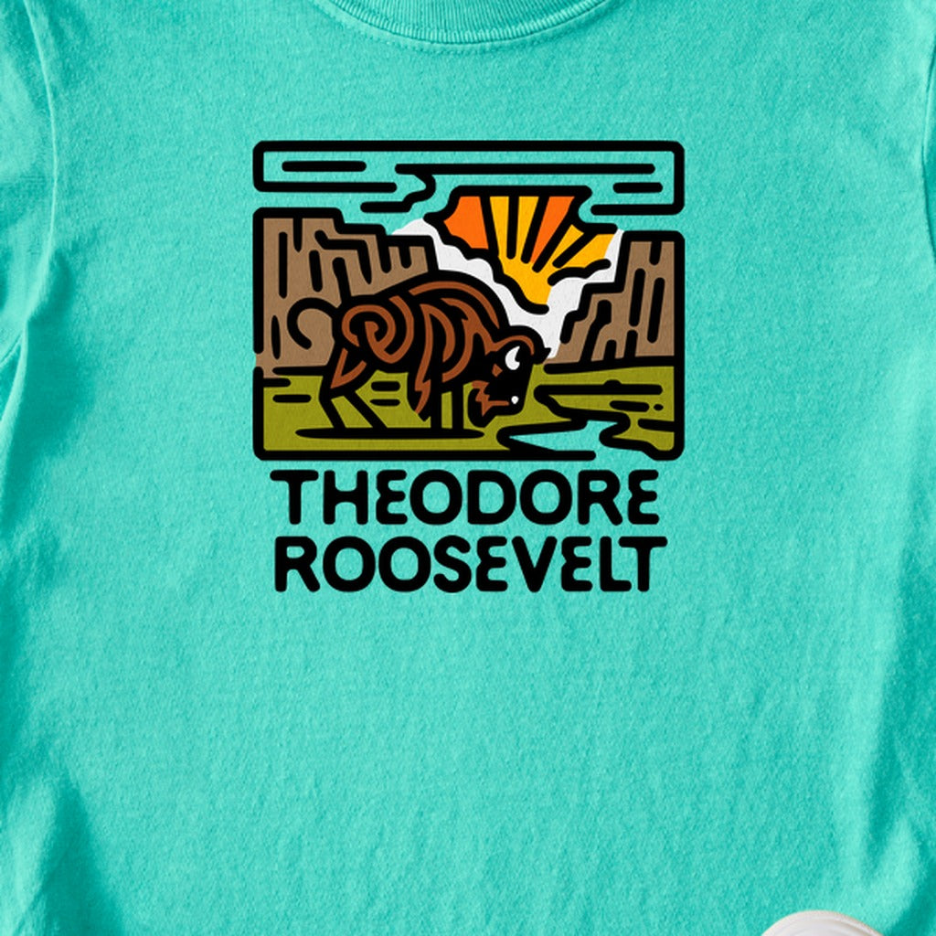 Theodore Roosevelt National Park Kids Cotton T-Shirt