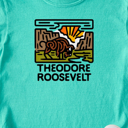 Theodore Roosevelt National Park Kids Cotton T-Shirt