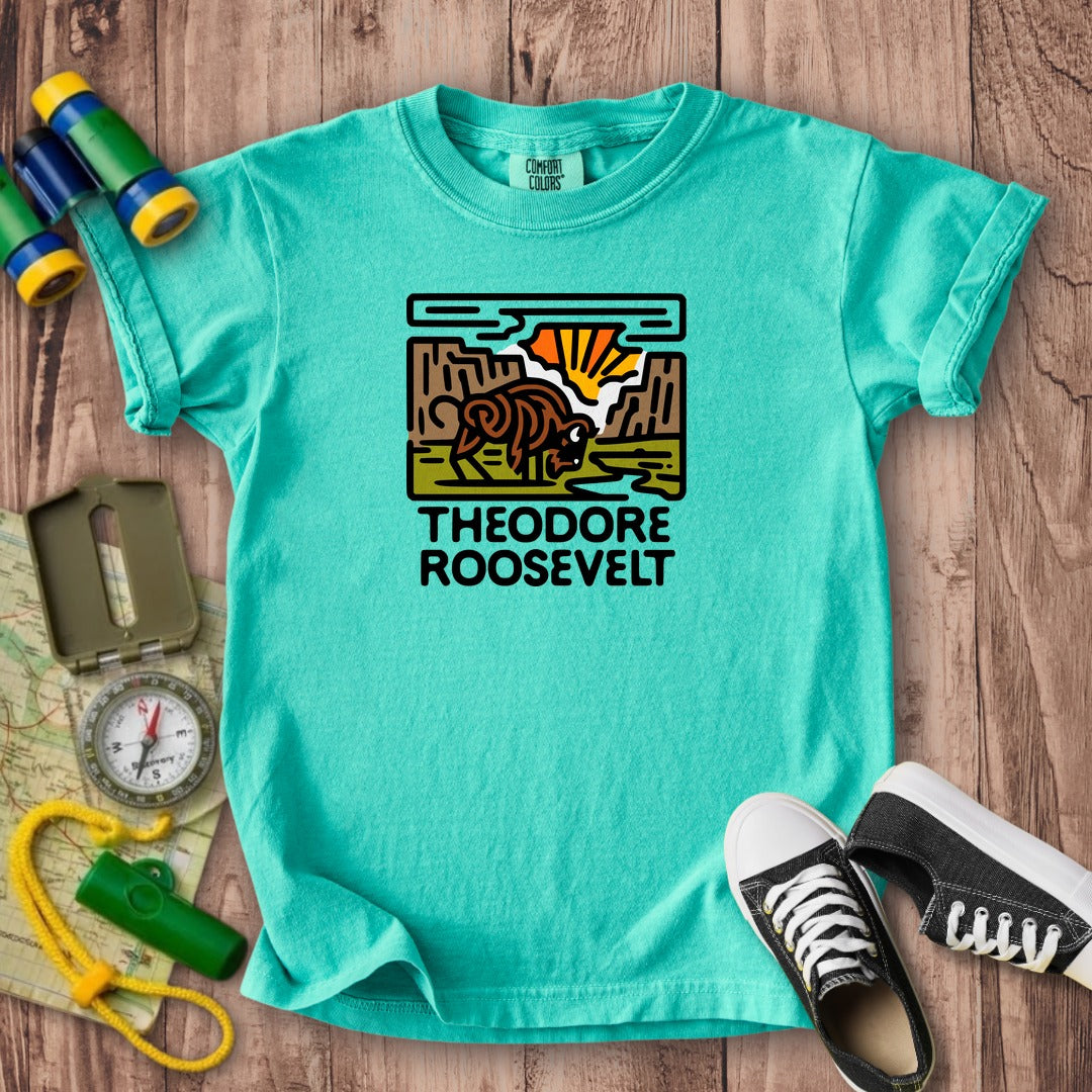Theodore Roosevelt National Park Kids Cotton T-Shirt