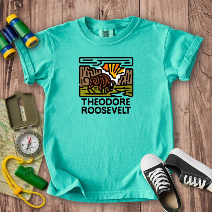 Theodore Roosevelt National Park Kids Cotton T-Shirt