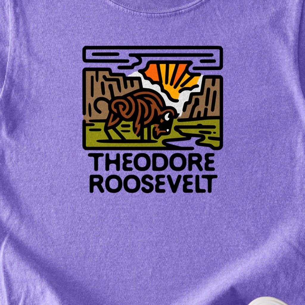 Theodore Roosevelt National Park Kids Cotton T-Shirt