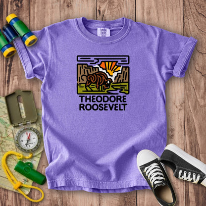 Theodore Roosevelt National Park Kids Cotton T-Shirt