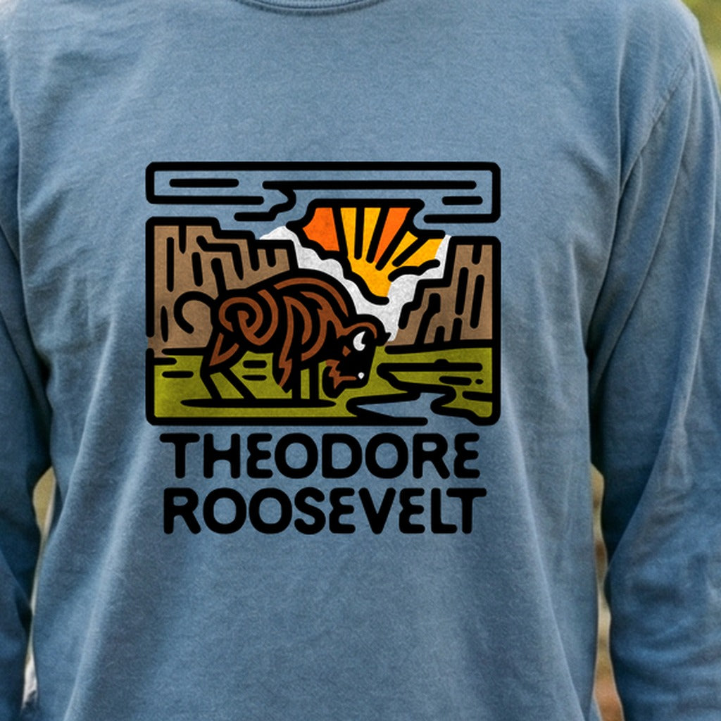 Theodore Roosevelt National Park Cotton Long Sleeve