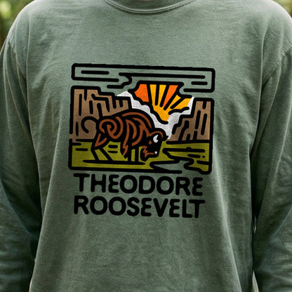 Theodore Roosevelt National Park Cotton Long Sleeve