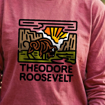 Theodore Roosevelt National Park Cotton Long Sleeve
