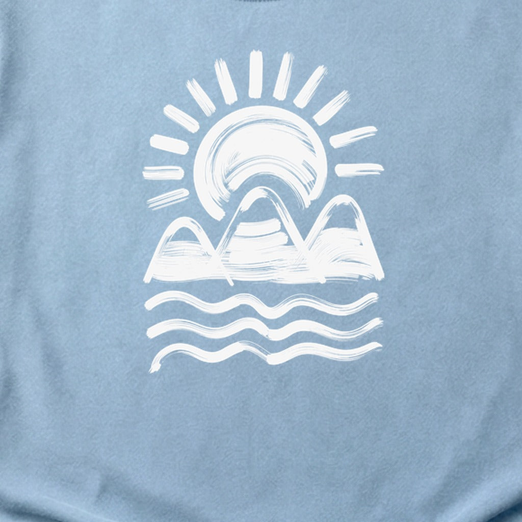 Three Sisters Mountains Cotton T-Shirt