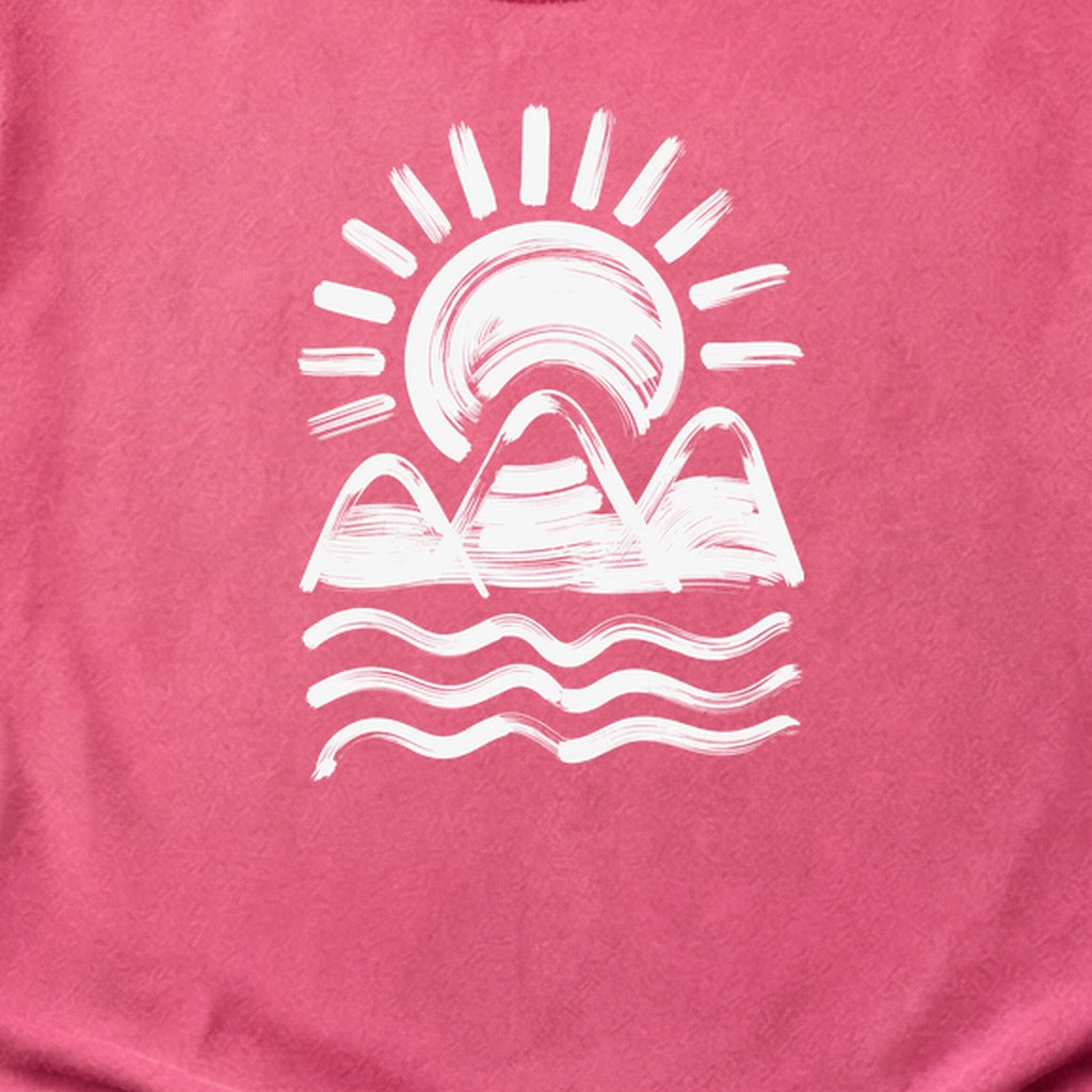 Three Sisters Mountains Cotton T-Shirt