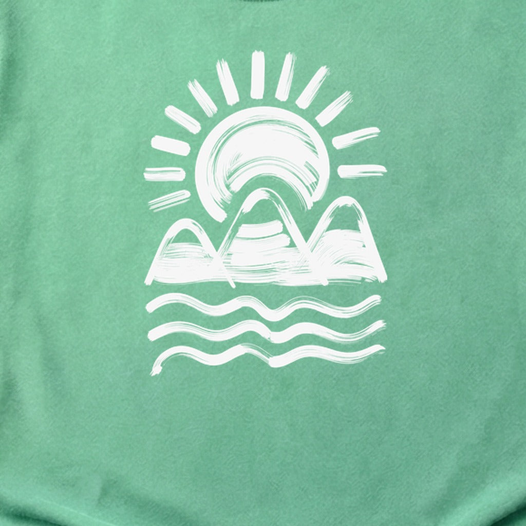 Three Sisters Mountains Cotton T-Shirt