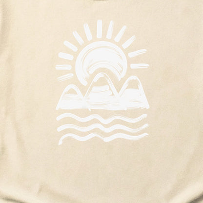 Three Sisters Mountains Cotton T-Shirt