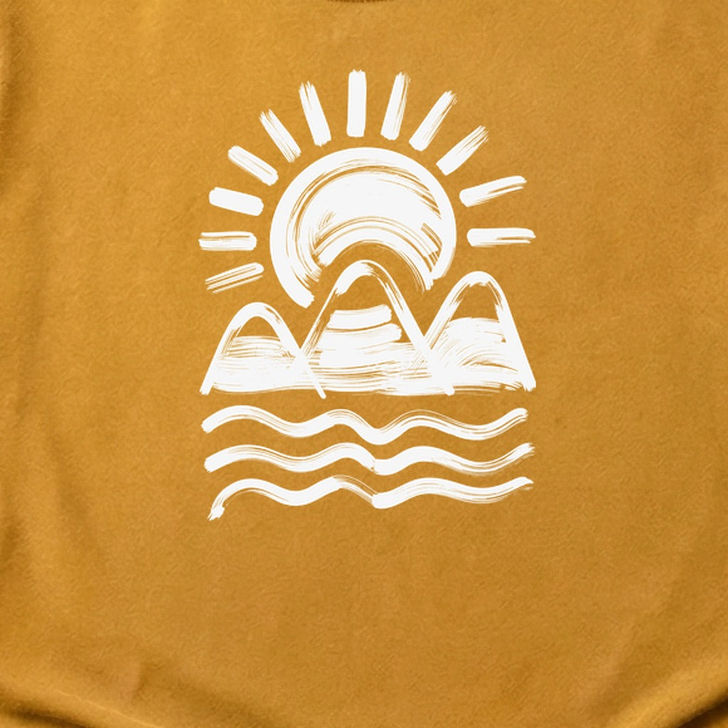 Three Sisters Mountains Cotton T-Shirt