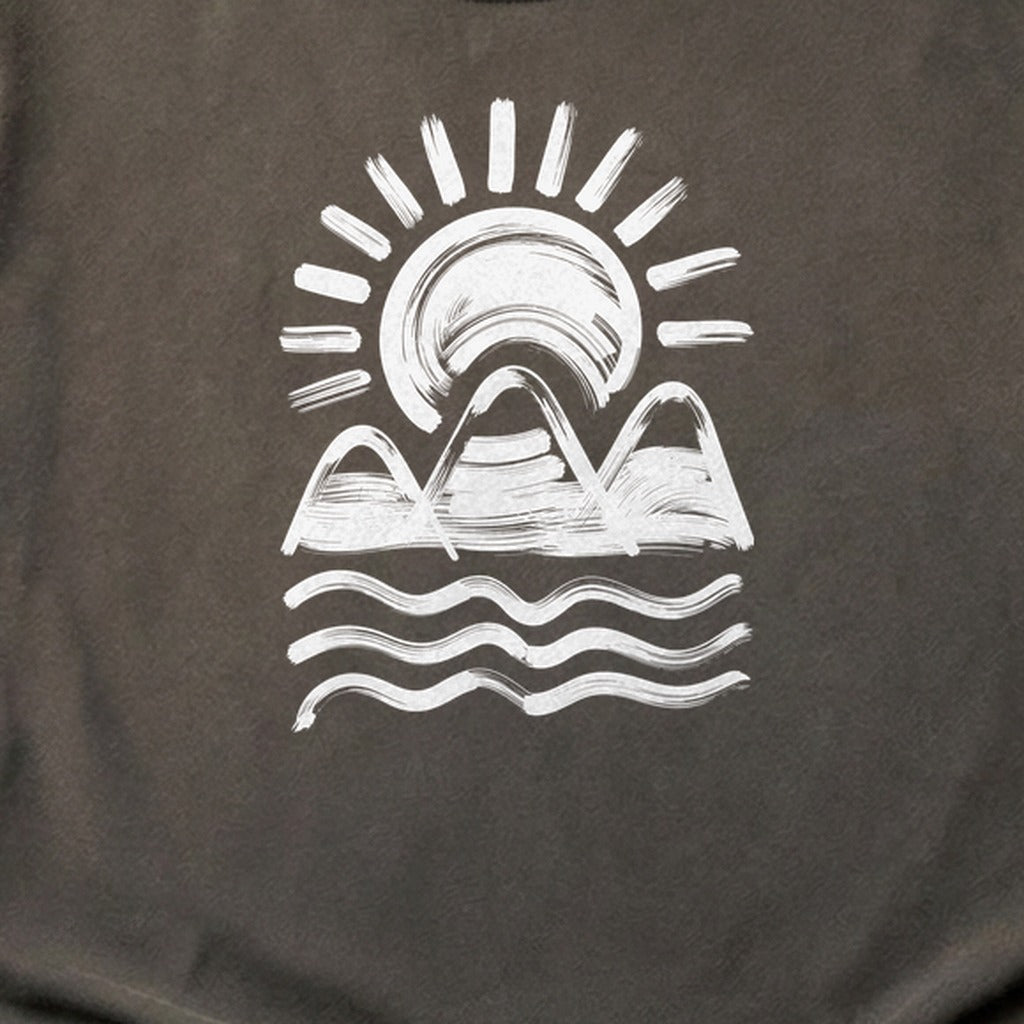 Three Sisters Mountains Cotton T-Shirt
