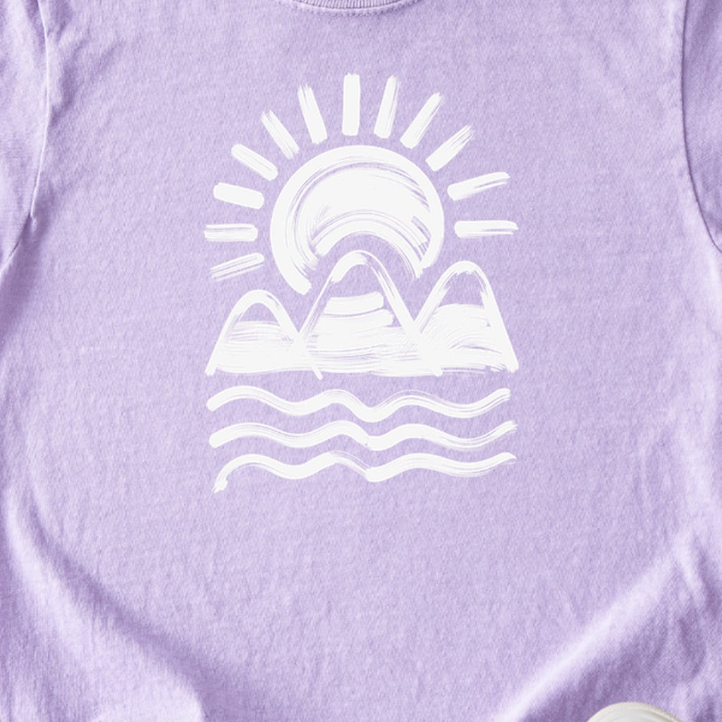 Three Sisters Mountains Kids Cotton T-Shirt