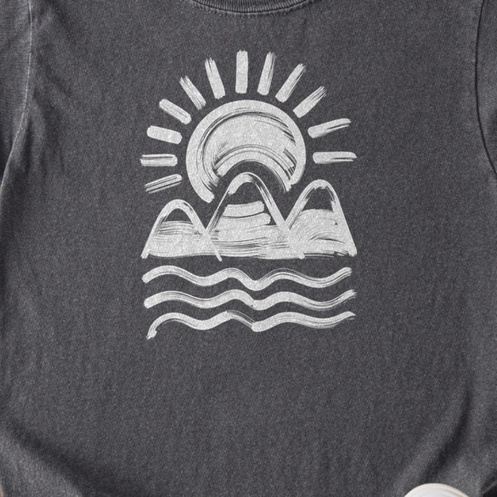 Three Sisters Mountains Kids Cotton T-Shirt
