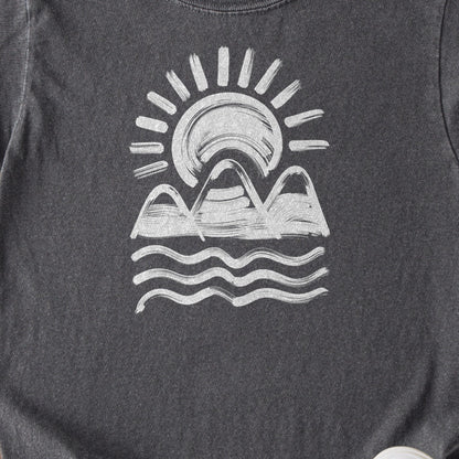 Three Sisters Mountains Kids Cotton T-Shirt