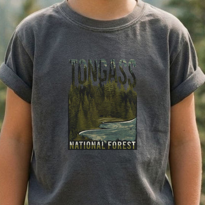 Tongass National Forest Kids Cotton T-Shirt