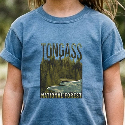 Tongass National Forest Kids Cotton T-Shirt