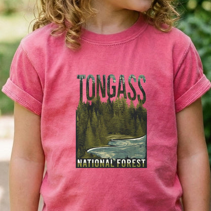 Tongass National Forest Kids Cotton T-Shirt